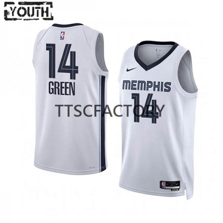 Kinder NBA Memphis Grizzlies Trikot Danny Green 14 Nike 2022-23 Association Edition Weiß Swingman